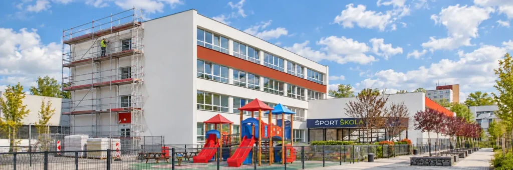 Rekonštrukcia našej súkromnej športovej školy v roku 2014